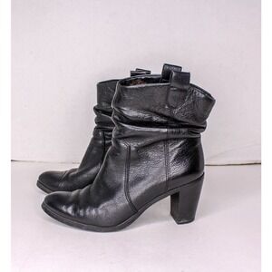 Circa Joan And David Kirstin Ankle Boots Black Leather High Heel Size 6 …